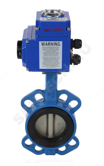 Затвор поворот чуг EPDM Ду300 Ру16 эл/п 230В д/нерж Benarmo