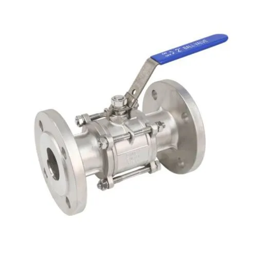 Кран шар Benarmo SS304 4131H 3-х сост Ду125 Ру16 фл полн