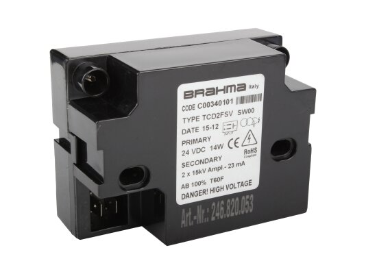Трансформатор Brahma TCD2FSV 24V C00340101 купить с доставкой по РФ