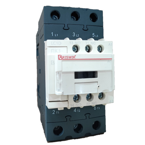 Контактор Briswik ПК3-0651124LC1D 65А 24V/AC 1НО/1НЗ