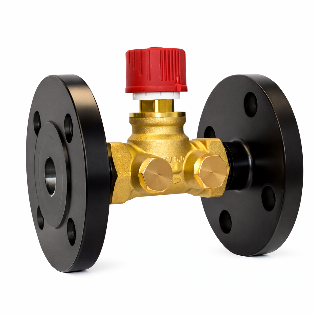 Клапан балансировочный статический фланцевый Broen DRV L DN 025 PN 16 Kvs=8 м3/ч купить с доставкой по РФ