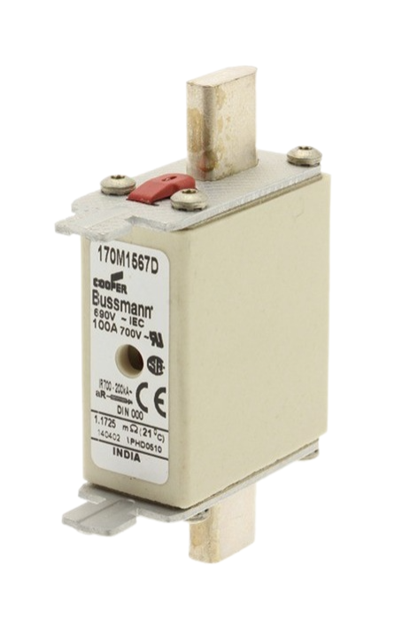 Быстродействующий предохранитель COOPER BUSSMANN 170M1567D, 690V 100.0A, AR DIN000