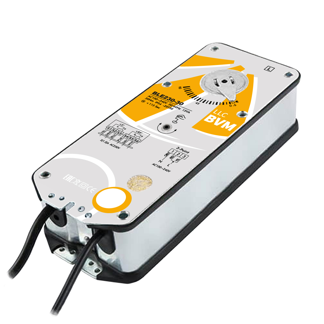 Электропривод для дымовых клапанов BVM BLE230-30