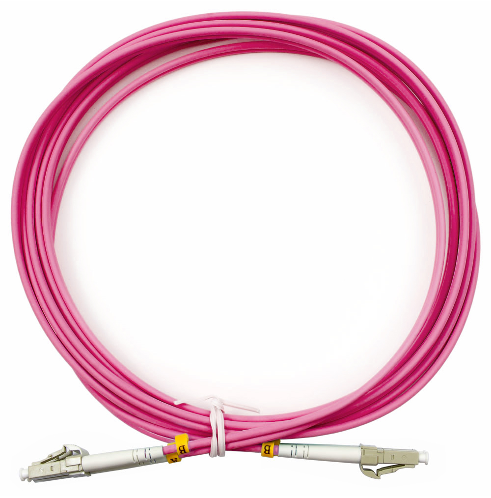 Оптический патч-корд LC-LC Cabeus FOP-50-OM4-LC-LC-3m 50/125 (ОМ4) 3 метра