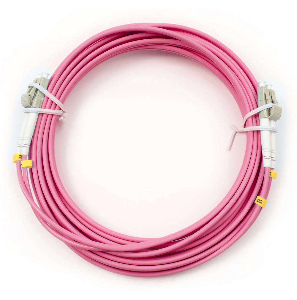 Оптический патч-корд LC-LC Cabeus FOP-50-OM4-LC-LC-7m 50/125 (ОМ4) 7 метров