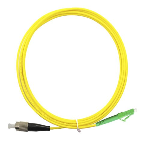 Оптический патч-корд simplex FC-LC 9/125 SM Cabeus FOP(s)-9-LC/APC-FC/UPC-10m 10 метров желтый