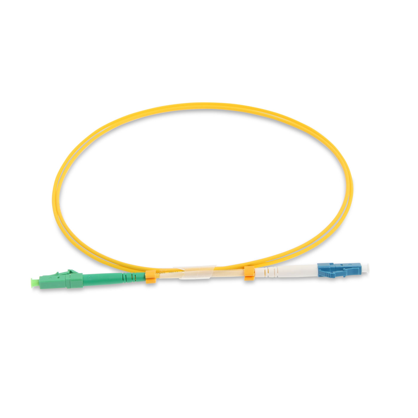 Оптический патч-корд simplex LC-LC 9/125 SM Cabeus FOP(s)-9-LC/APC-LC/UPC-25m 25 метров желтый