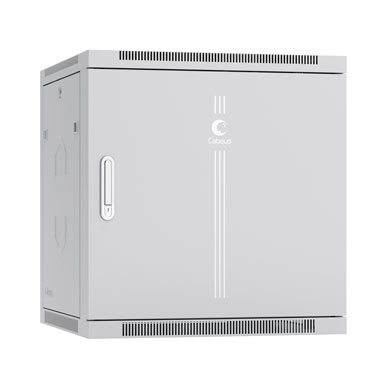 Шкаф телекоммуникационный настенный 19" 12U Cabeus SH-05F-12U60/35m-R