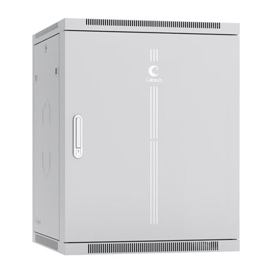 Шкаф телекоммуникационный настенный 19" 15U Cabeus SH-05F-15U60/35m-R