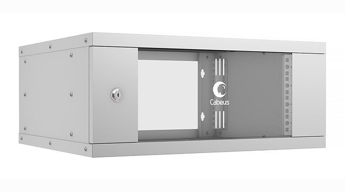 Шкаф телекоммуникационный настенный 19" 4U Cabeus WSC-05D-4U55/45