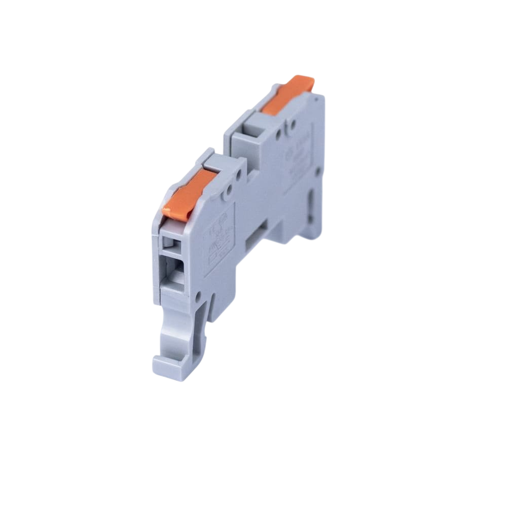 Клемма Cabeus MX-2.5 соединительная универсальная проходная 1 полюс с рычагом на DIN-рейку 2,5 купить с доставкой по РФ