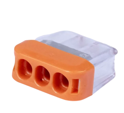 КлеммаCabeus MX-203 соединительная 3-х проводная 0,5-2,5 WAGO 2273-203 купить с доставкой по РФ