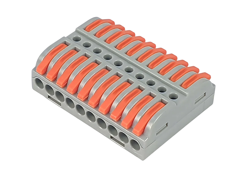 Клемма Cabeus MX223-10 соединительная универсальная проходная 10 полюсов с рычагом 0,08-2,5/4,0 купить с доставкой по РФ