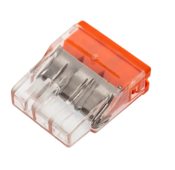 Клемма Cabeus MX3358A-3P соединительная 3-х проводная с пастой 0,5-2,5 WAGO 2273-243 купить с доставкой по РФ