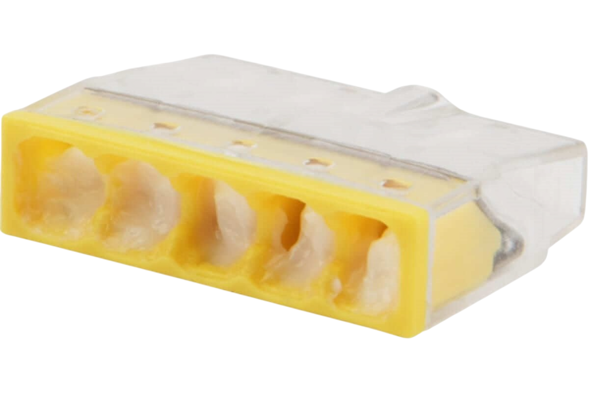 Клемма Cabeus MX3358A-5P соединительная 5-ти проводная с пастой 0,5-2,5 WAGO 2273-245 купить с доставкой по РФ