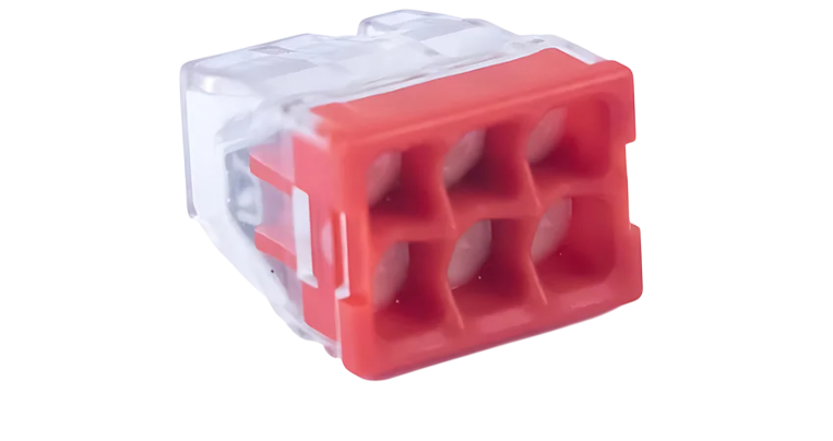 Клемма Cabeus MX3358A-6P соединительная 6-ти проводная с пастой 0,5-2,5 купить с доставкой по РФ