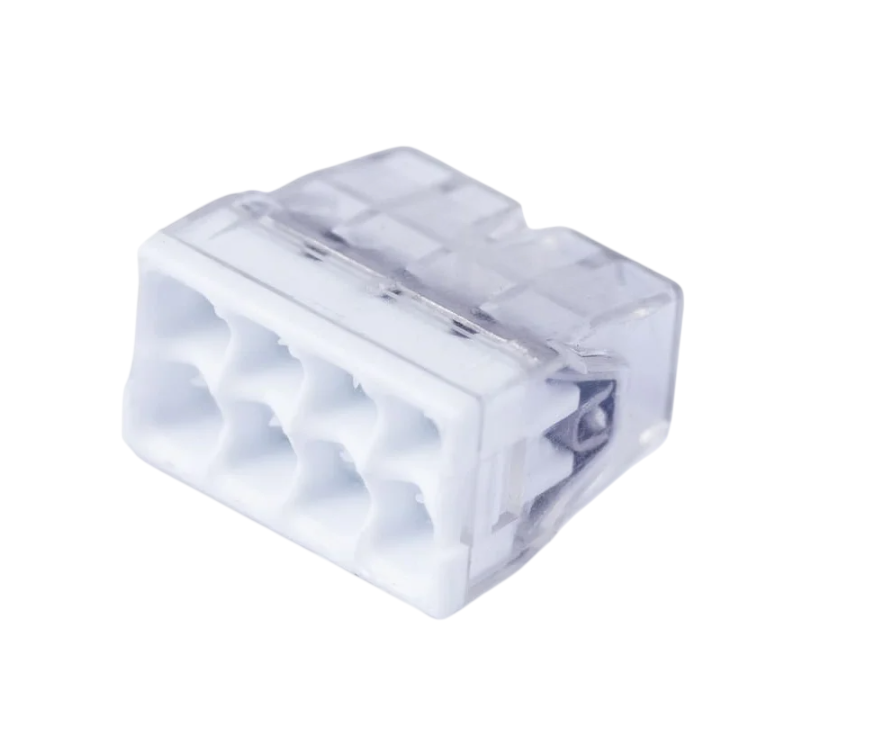 Клемма Cabeus MX3358A-8P соединительная 8-ми проводная с пастой 0,5-2,5 WAGO 2273-248 купить с доставкой по РФ