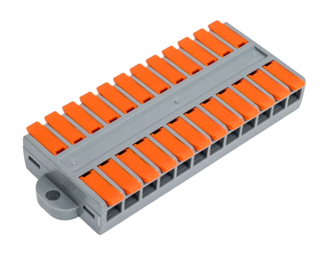 Клемма Cabeus MX662-12R соединительная универсальная проходная 12 полюсов с рычагом 0,5-6,0 купить с доставкой по РФ