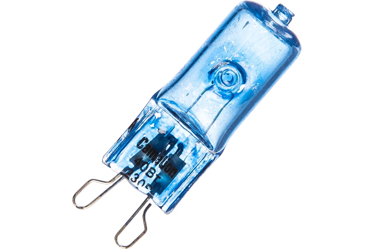 Лампа галогенная Camelion G9 40W COOL без рефлектора, 220V, 2000 часов 11467