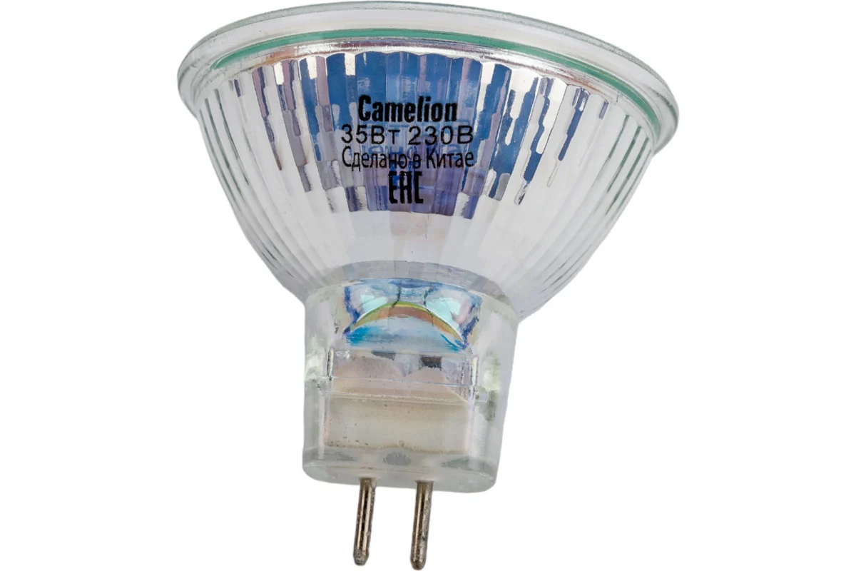 Лампа галогенная Camelion JCDR 35W 220V 50mm COOL с защ.стеклом 11469 заказать со складов по всей России