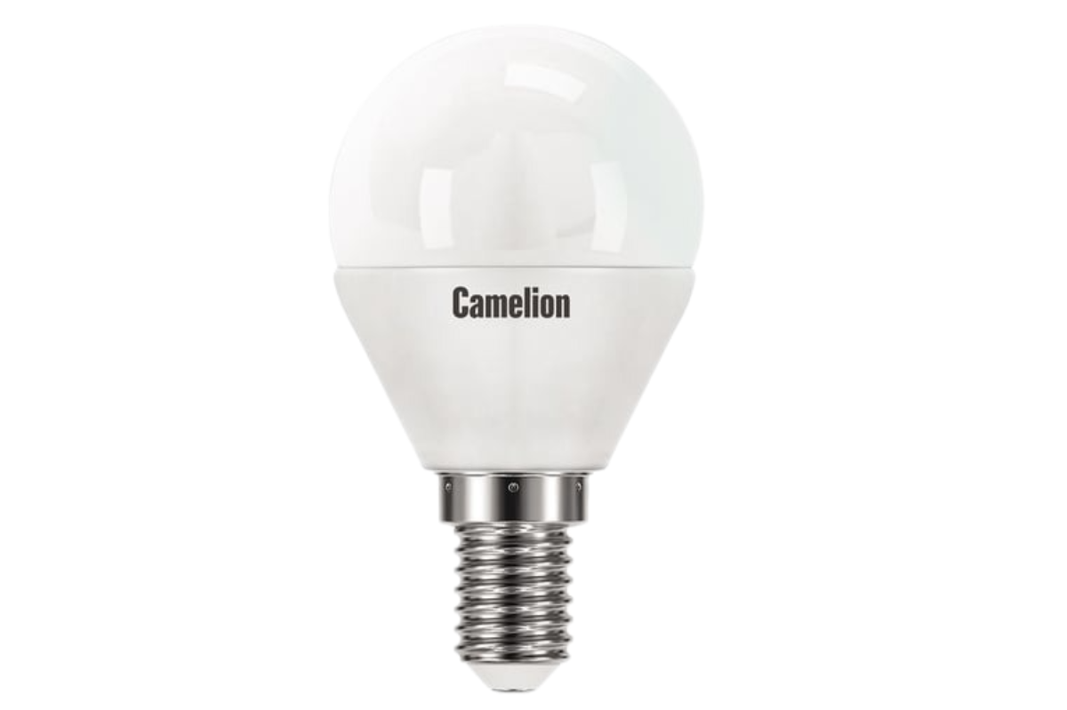 Лампа светодиодная Camelion E14 7W 3000K LED7-G45/830/E14 12069