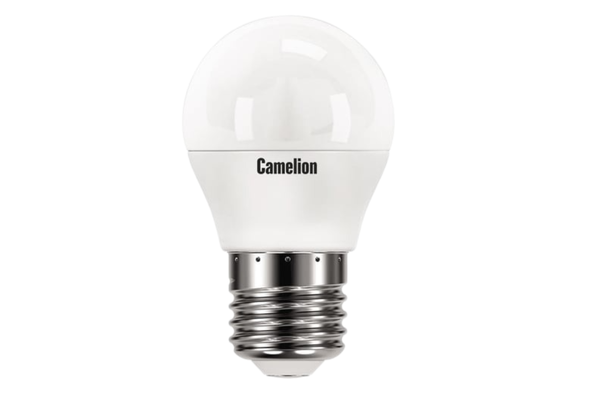 Лампа светодиодная Camelion E27 7W 6500K LED7-G45/865/E27 12647 купить с доставкой по РФ