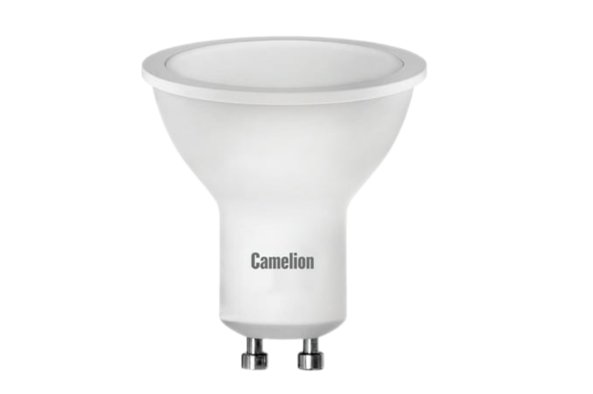 Лампа светодиодная Camelion GU10 7W 6500K LED7-GU10/865/GU10 14401 купить с доставкой по РФ