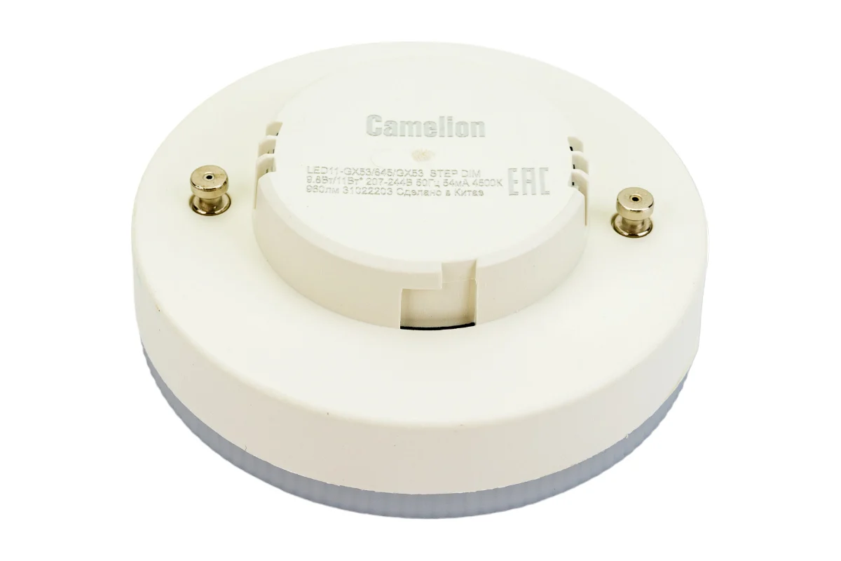 Лампа светодиодная Camelion GX53 11W 4500K LED11-GX53/845/GX53 14731 заказать со складов по всей России