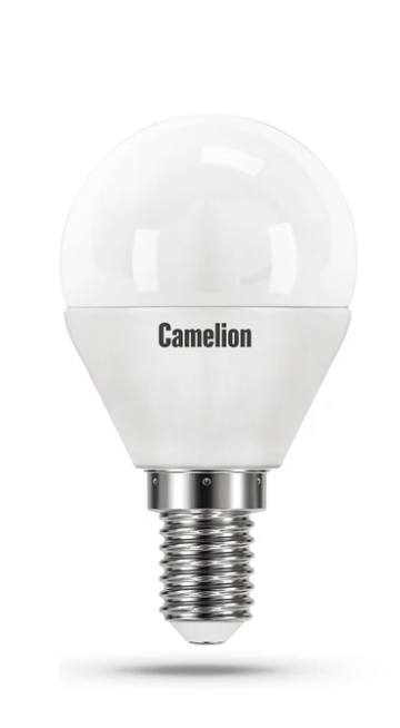 Лампа светодиодная Camelion E14 8W 4500K LED8-G45/845/E14 12393