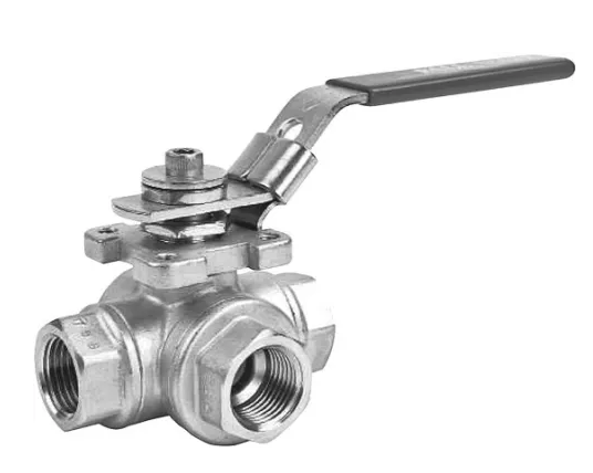 Кран шаровой 1/2" 3WAYT316-PPM015