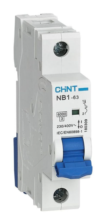Выключатель автоматический CHINT NB1-63 1P 13A 6кА х-ка C (DB) купить с доставкой по РФ