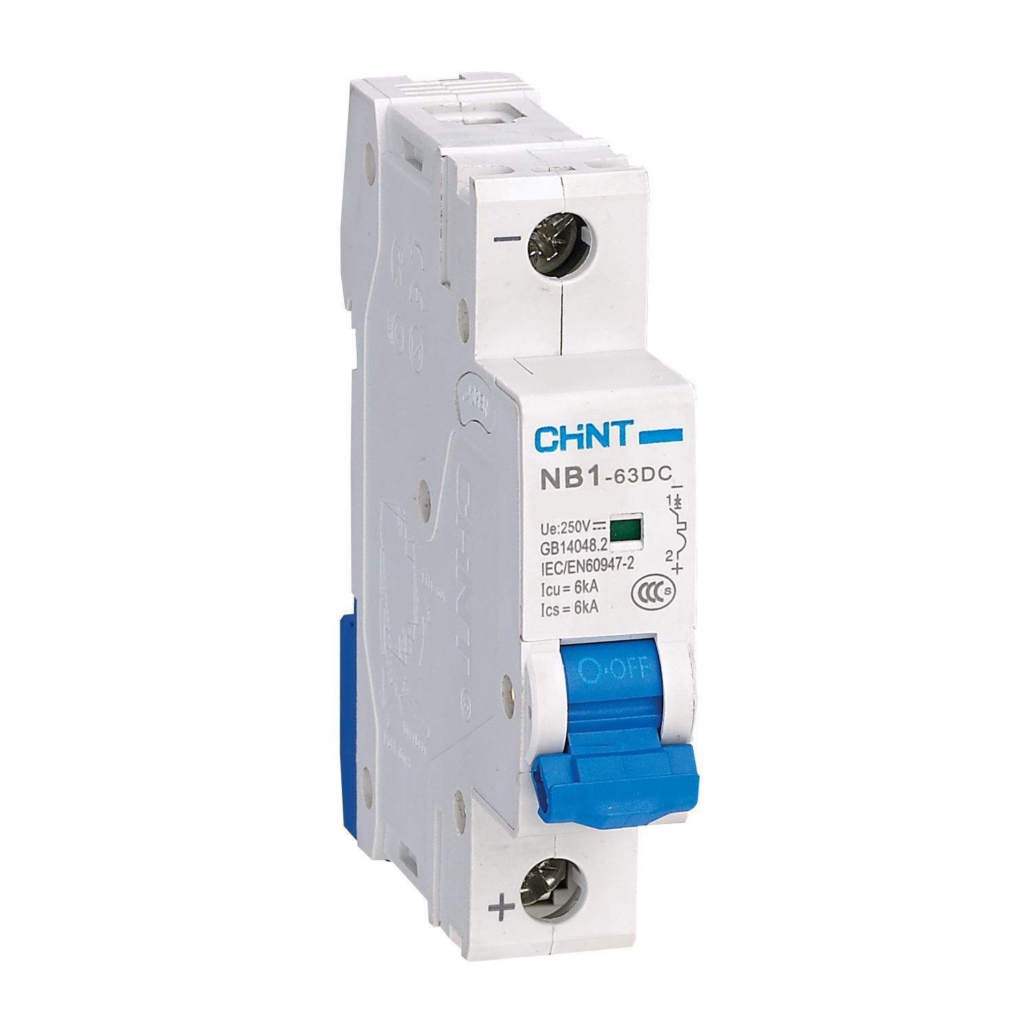 Автоматический выключатель CHINT NB1-63DC 1P C4A DC250В 6kA