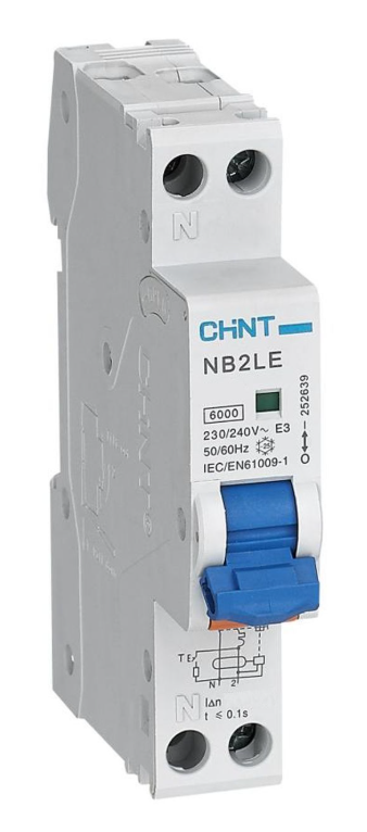 Диф, автомат CHINT NB2LE 1P+N 20A 30mA 1мод,, х-ка С, электронный тип A, 6kA купить с доставкой по РФ