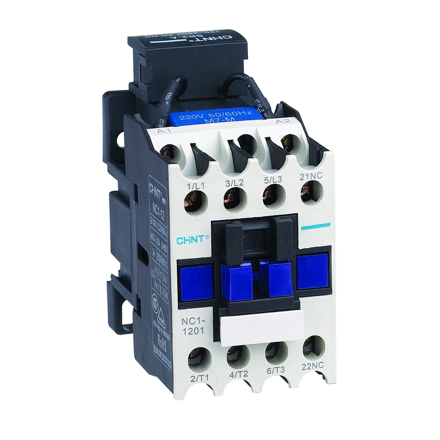 Контактор CHINT NC1-1201 12А 230В/АС3 1НЗ 50Гц (R)