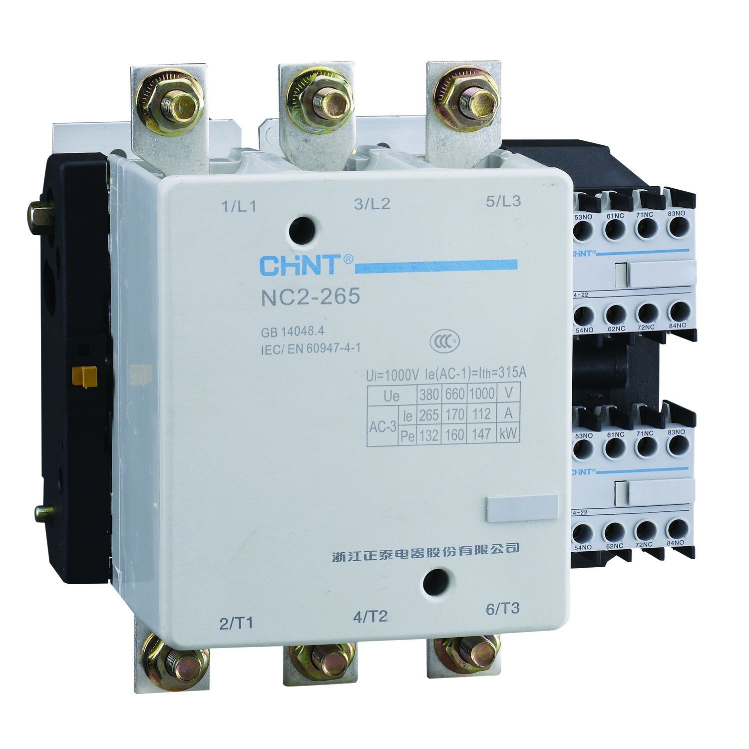 Контактор CHINT NC2-265 265A 230В/АС3 50Гц (R)