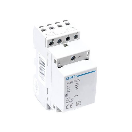 Контактор CHINT модульный NCH8-25/22 25A 2НЗ+2НО AC230В 50Гц (R)