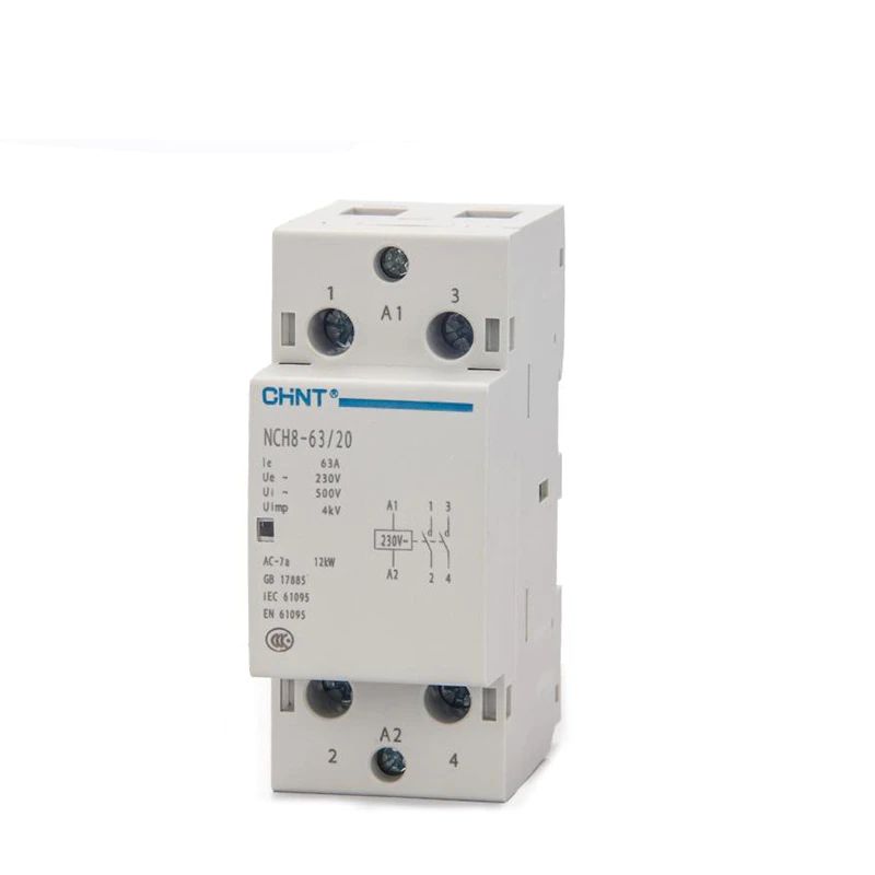 Контактор CHINT модульный NCH8-63/20 63А 2НО AC 220/230В 50Гц (R)