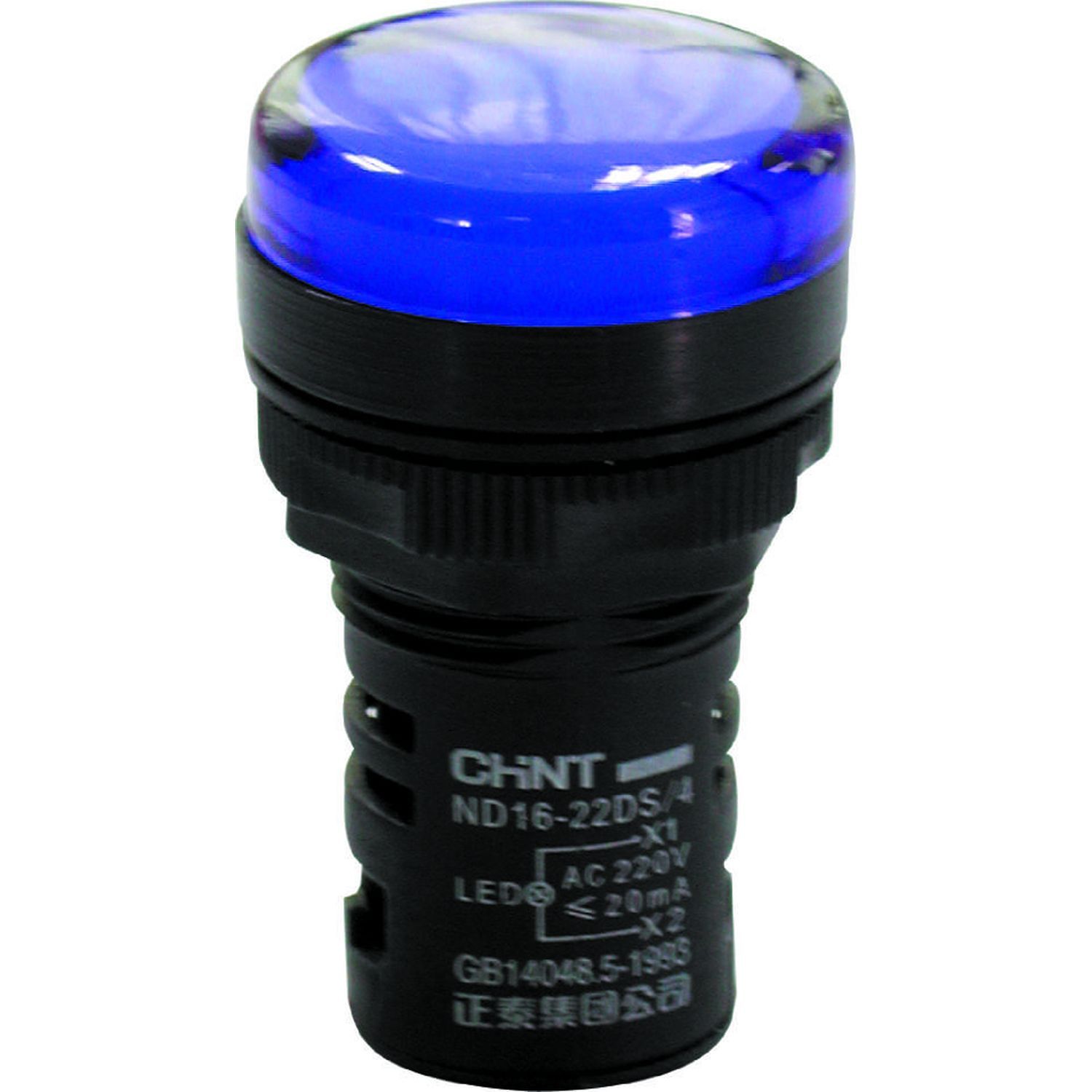 Индикатор CHINT ND16-22DS/4 синий AC 230В (R)