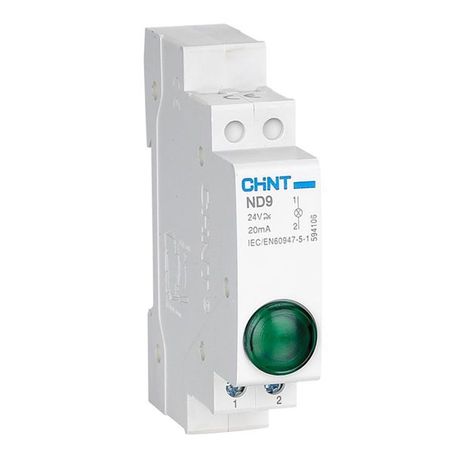 Индикатор CHINT ND9-1/g зеленый AC/DC230В (LED) 594108