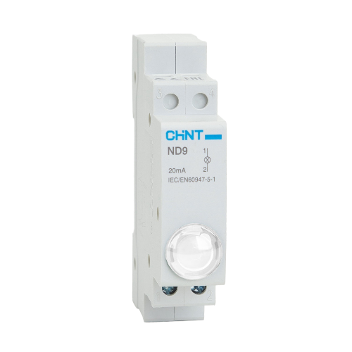 Индикатор CHINT ND9-1/w AC/DC 230В (LED) (R) белый  594128