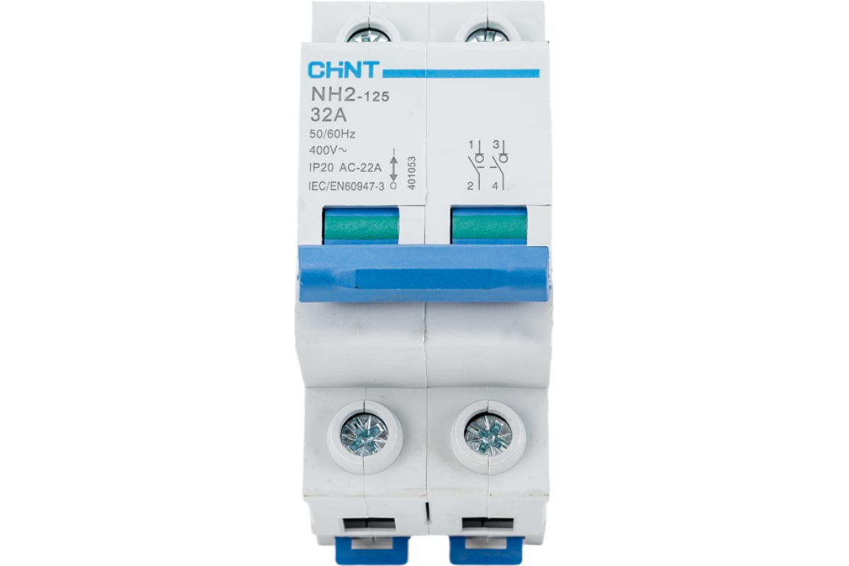 Выключатель нагрузки CHINT NH2-125 2п 32А, 401053