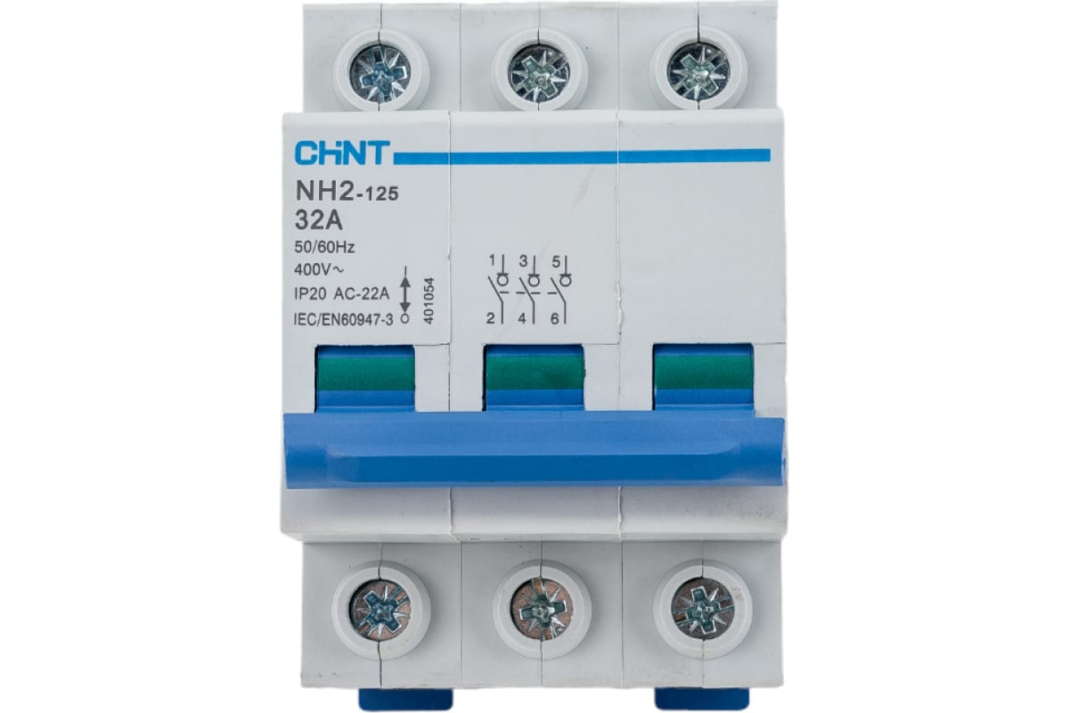 Выключатель нагрузки CHINT NH2-125 3P 63A, 401058