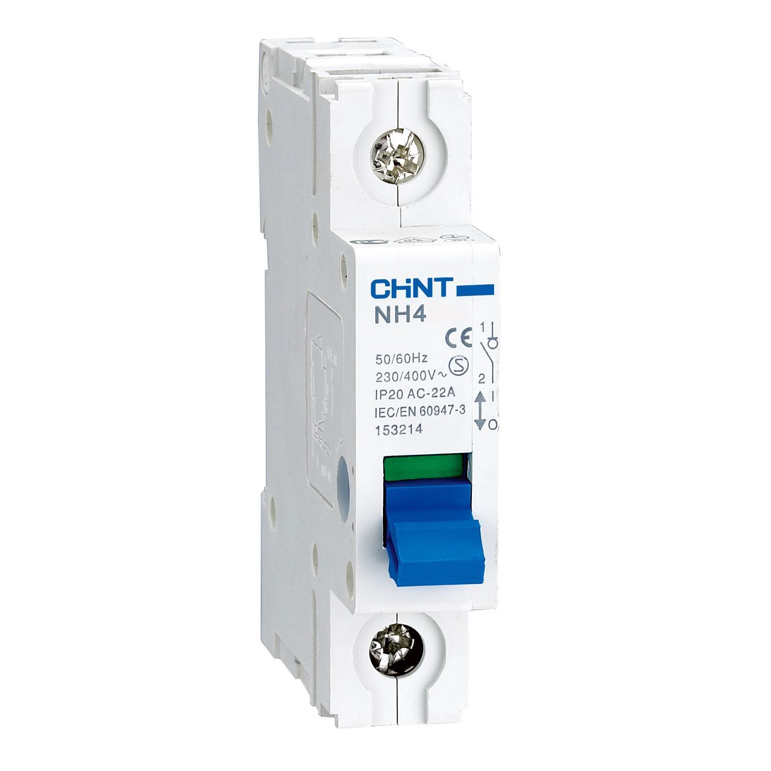 Выключатель нагрузки CHINT NH4 1P 63A, 398038