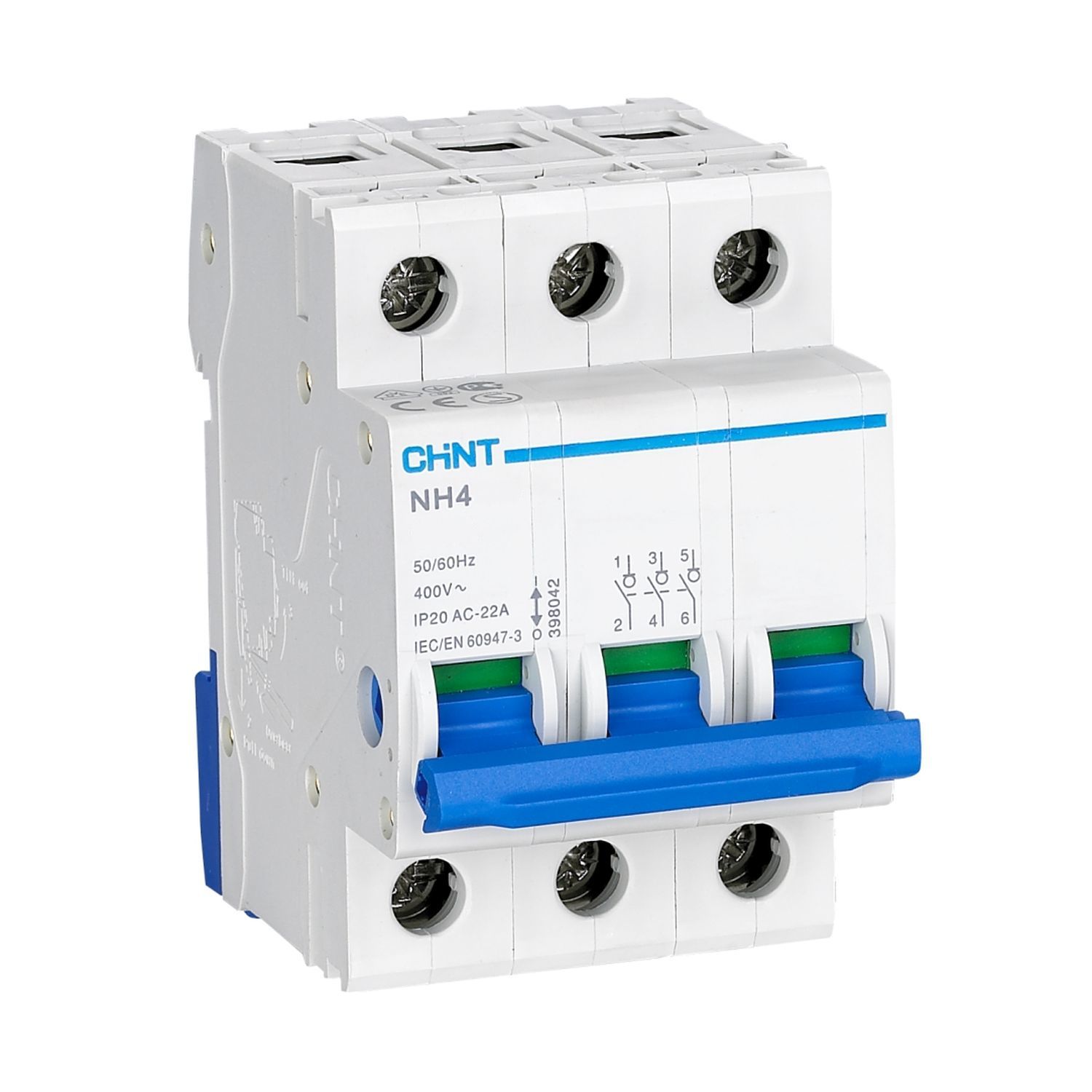 Выключатель-разъединитель CHINT NH4 3P 63A 3P, 63А