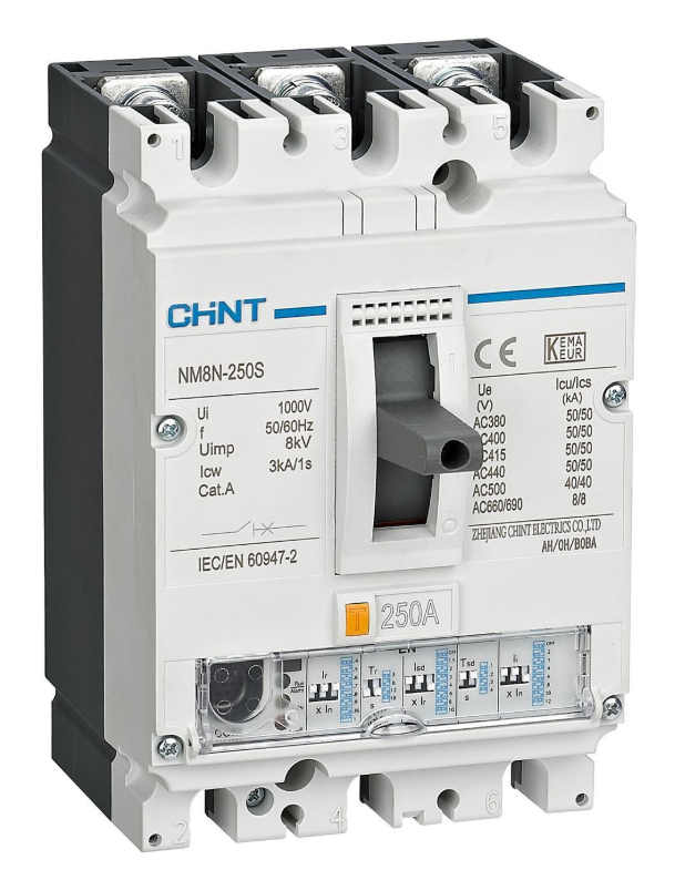 Выключатель автоматический chint nm8n-250q en 3p 63а 70ка с электронным расцепителем (r) купить с доставкой по РФ