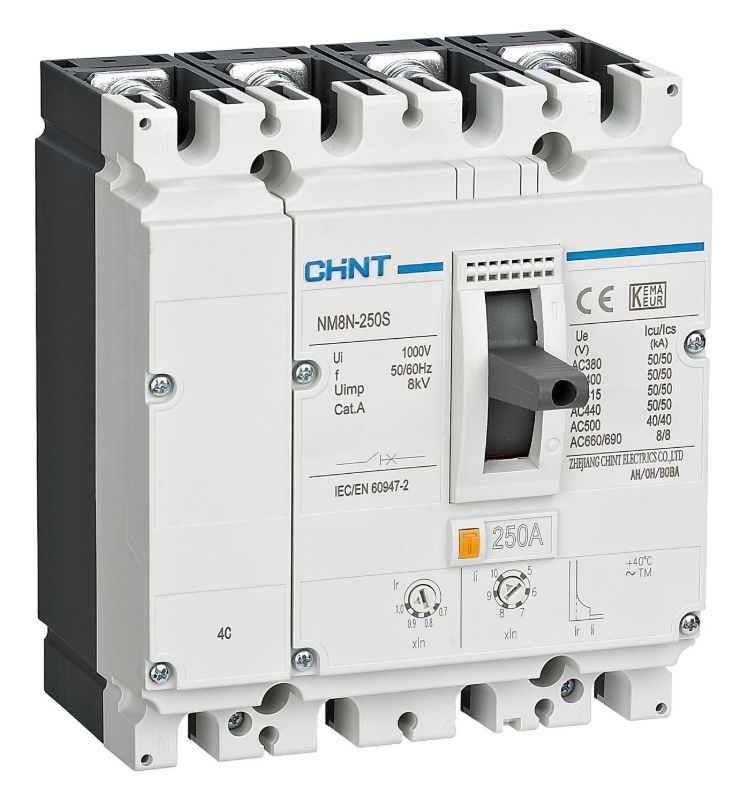 Выключатель автоматический chint 4п 80а 50ка nm8ndc-125s tm с термомаг. расцеп. (r) купить с доставкой по РФ