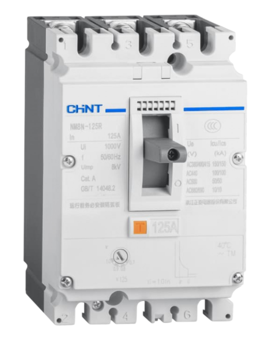 Выключатель автоматический защиты двигателя CHINT NM8N-125S M 63А 50кА 3P купить с доставкой по РФ
