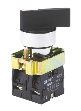 Переключатель CHINT NP2-BJ25, 2 положения фиксацией, 1НО+1НЗ, IP40 (R) купить с доставкой по РФ
