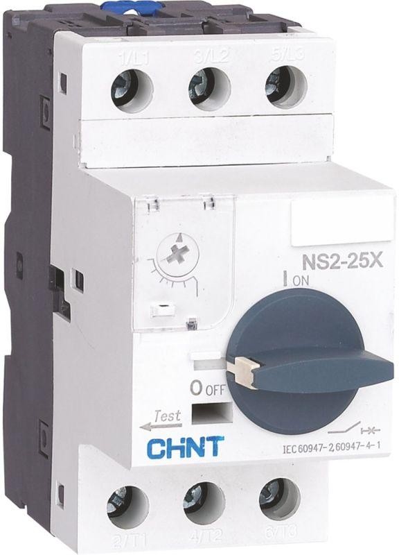 Выключатель автоматический для защиты двигателя CHINT NS2-25X 1-1.6А (R)