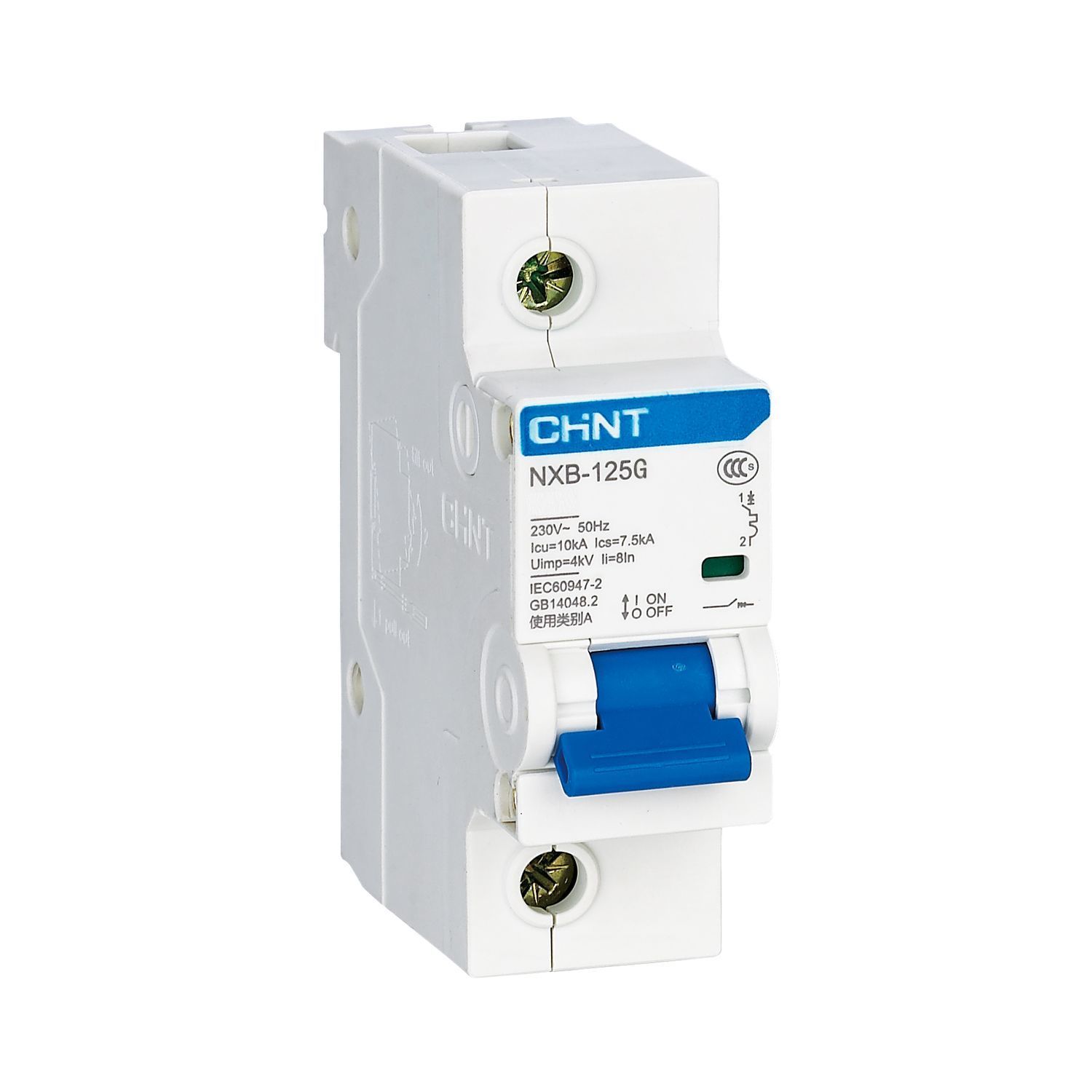 Автоматический выключатель CHINT NXB-125 1P 100А 10kA х-ка C